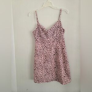 50% Off - Le Lis Pink Leopard Print Mini Dress - Make an Offer